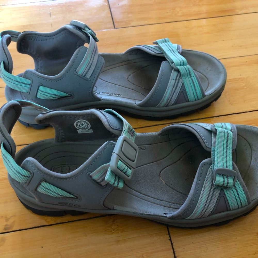 Keen Women’s Toe Sandals - Aqua/Grey